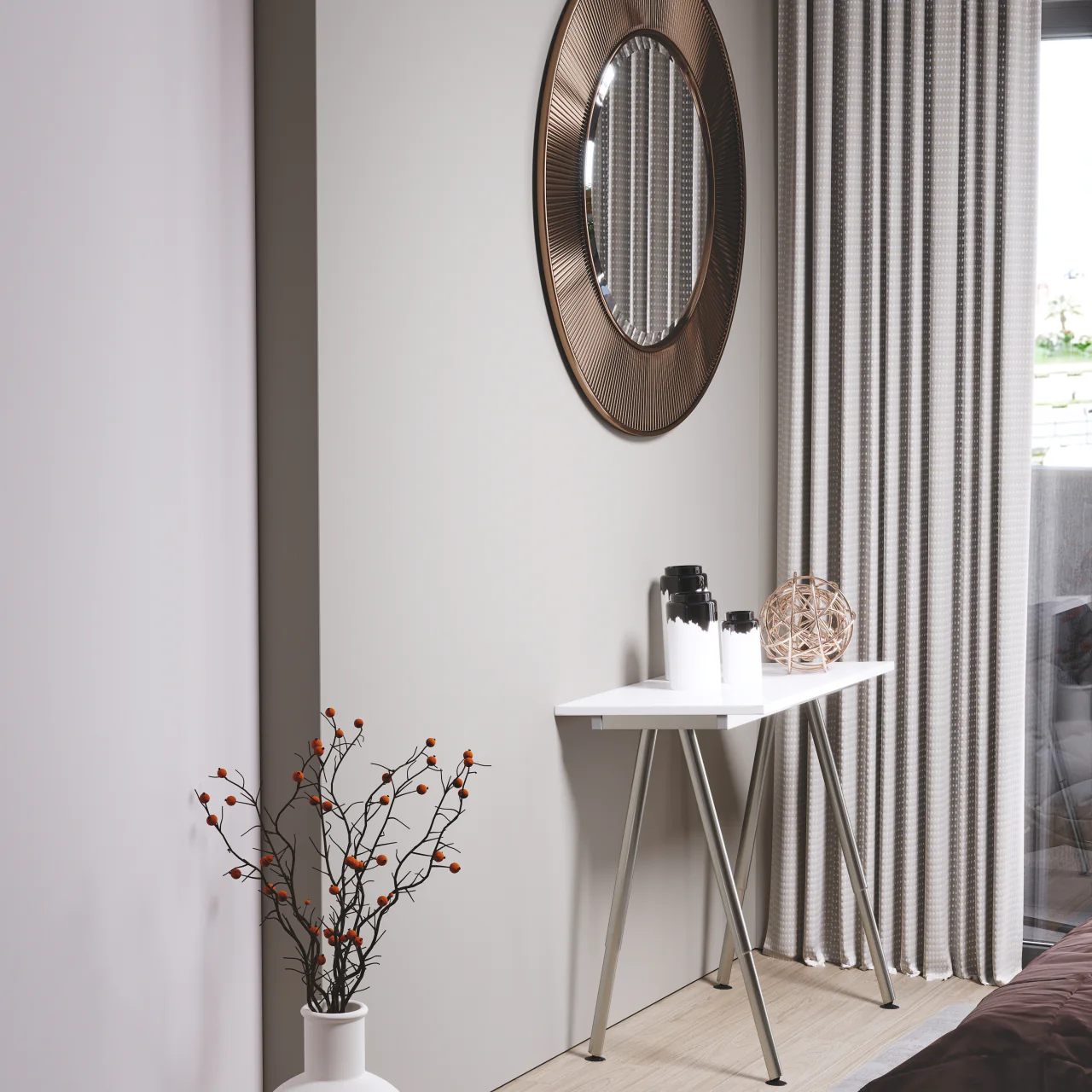 A residential suite run to hotel standards